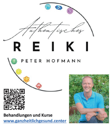 Peter Hofmann Authentisches Reiki
Reiki 7. Grand Anwender & Lehrer
