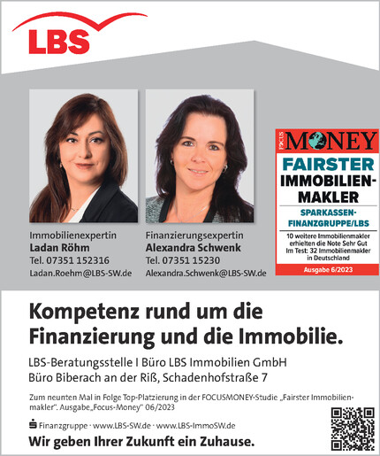 LBS Biberach
Ladan Röhm und Alexandra Schwenk