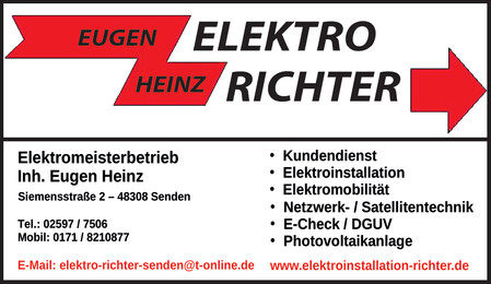 Elektro Richter
Inh. Eugen Heinz