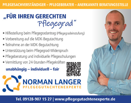 Pflegegutachtenexperte
Norman Langer