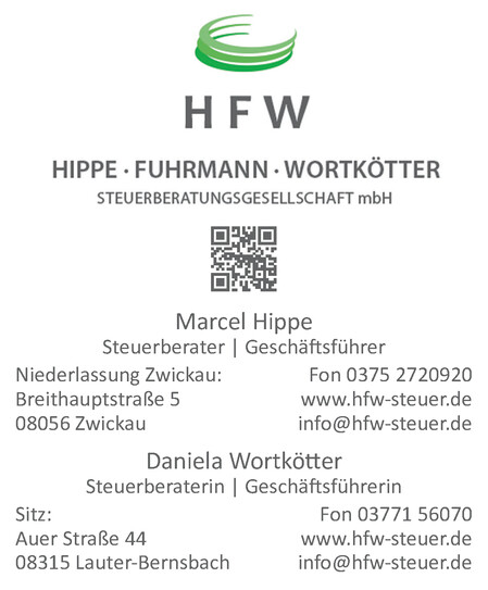 HFW Hippe Fuhrmann Wortkötter
Steuerberatungsgesellschaft mbH